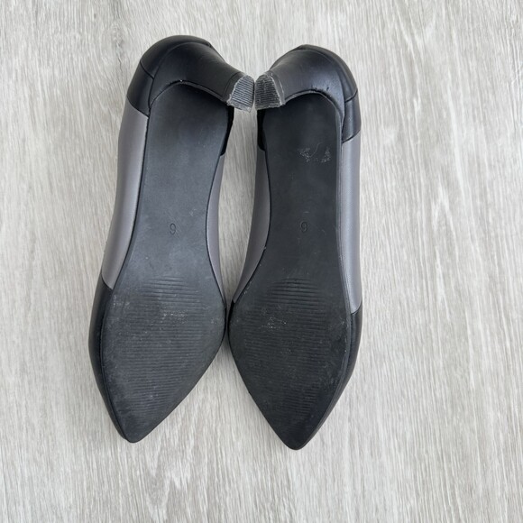 Sandra Venditti Milan Women's Pointed Toe Kitten Hells Black/Grey Size 6 Women - Picture 8 of 12